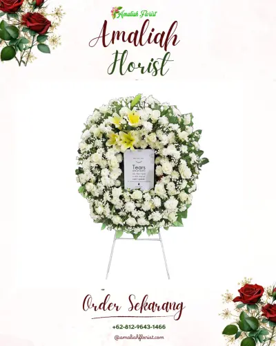 Krans Bunga Duka Cita di Citamiang